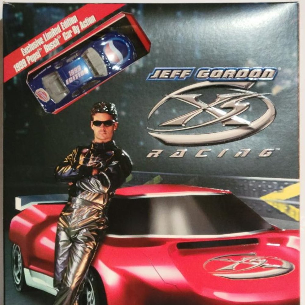 Jeff Gordon XS Racing PC Game 1998 Limited Edition Pepsi Busch Car